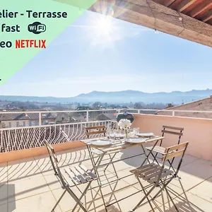 Mont Ventoux - Terrasse - Vue Degagee - Linge De Qualite - Fibre - Confort Gardanne